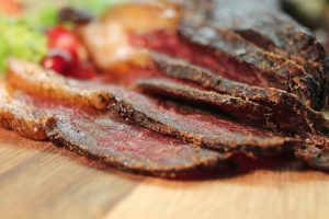 High protein low carb snack beef jerky