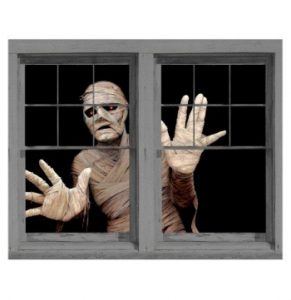 Halloween Decorations 2019 - Menacing Mummy Double Window Cling
