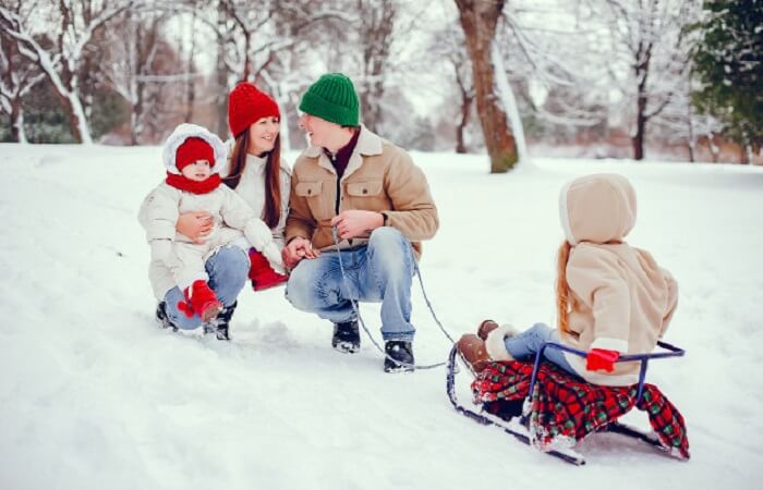 snow gear for the whole family