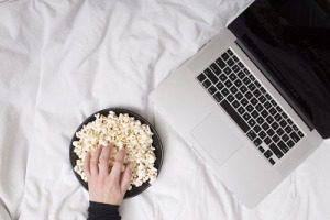 How to have a virtual happy hour, Movie night