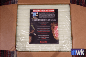 Mr Steak Review, Packaging