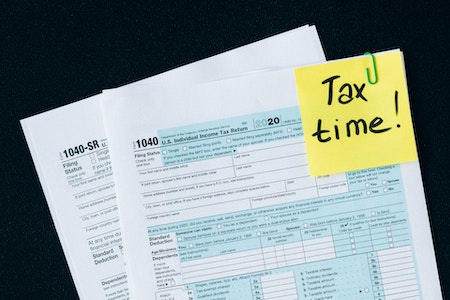 Tax Documents on the Table - last minute tax filing