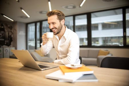 person in front of laptop how to become an ai pro